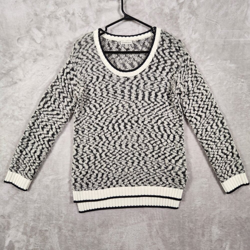 Calvin Klein Jeans Wool Blend Women's‎ Sweater black and white Size M